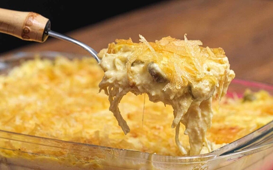 Frango Cremoso com Milho e Requeijão